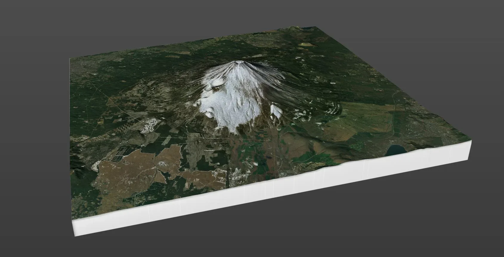 Mount Fuji 3d model