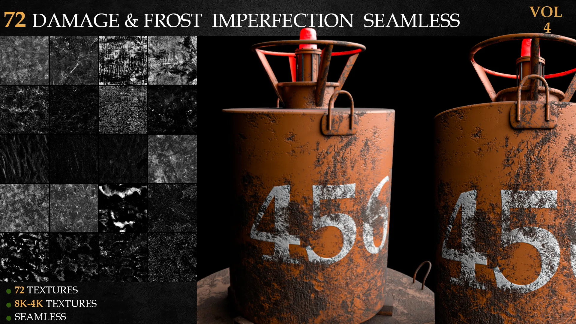 72 DAMAGE & FROST IMPERFECTION SEAMLESS-VOL 4