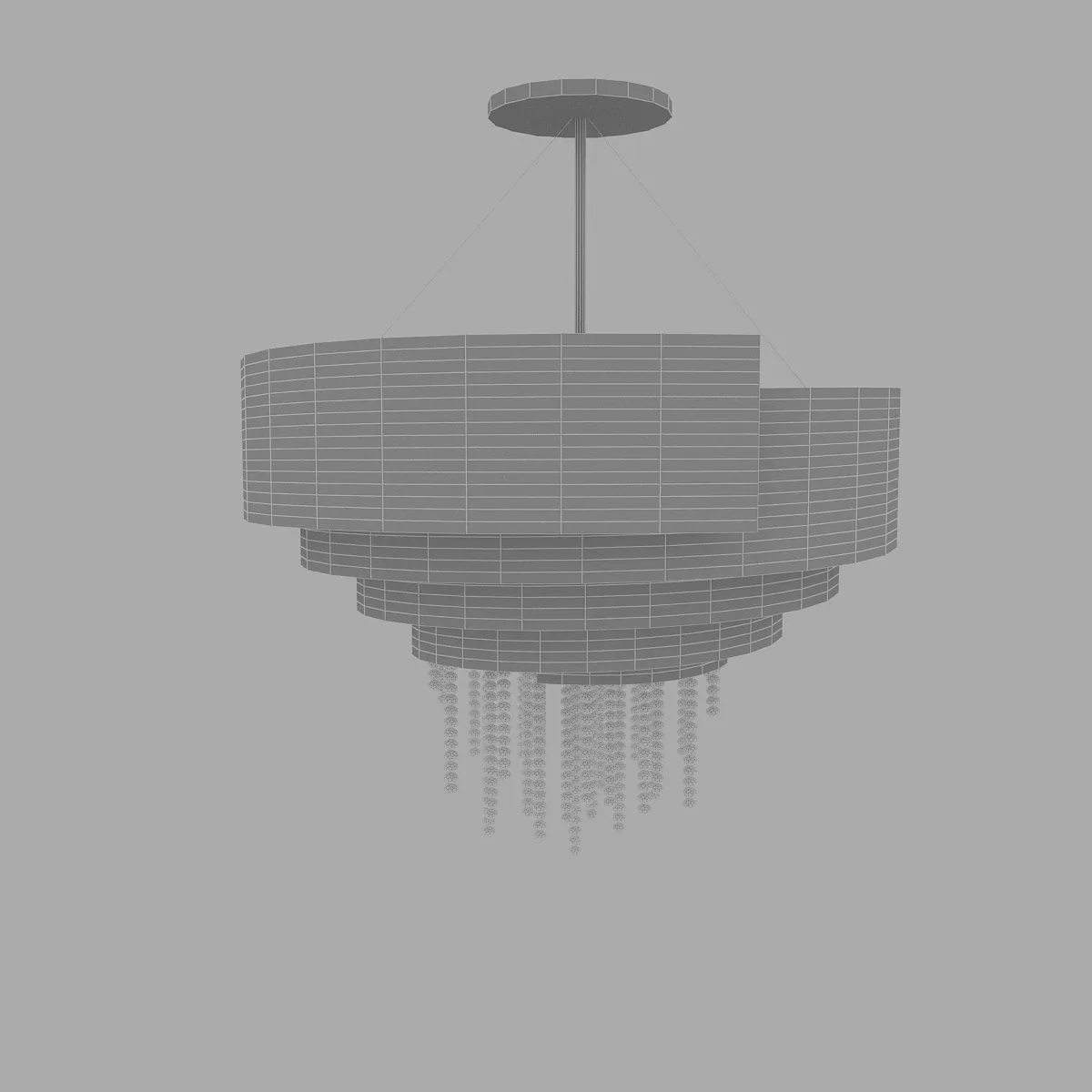 3D Modern Chandelier 2 model