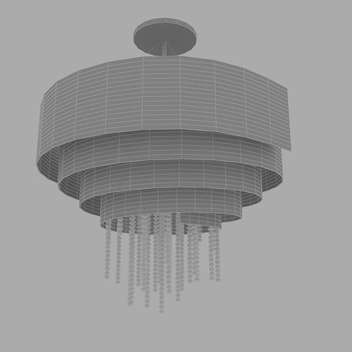 3D Modern Chandelier 2 model