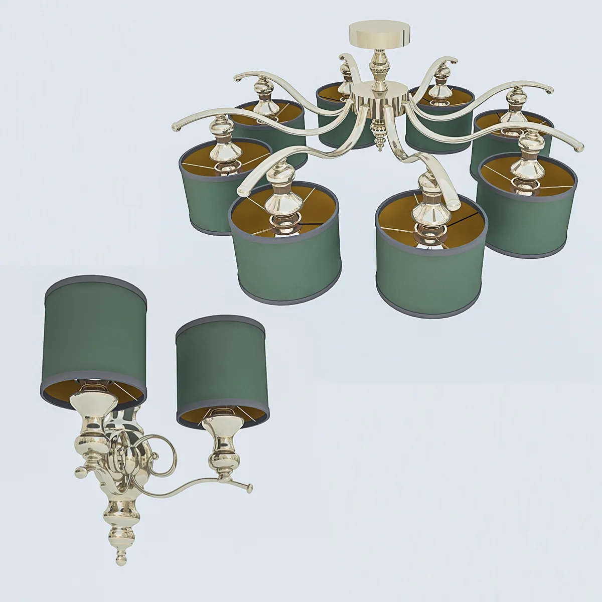 3D Classical Lamp model