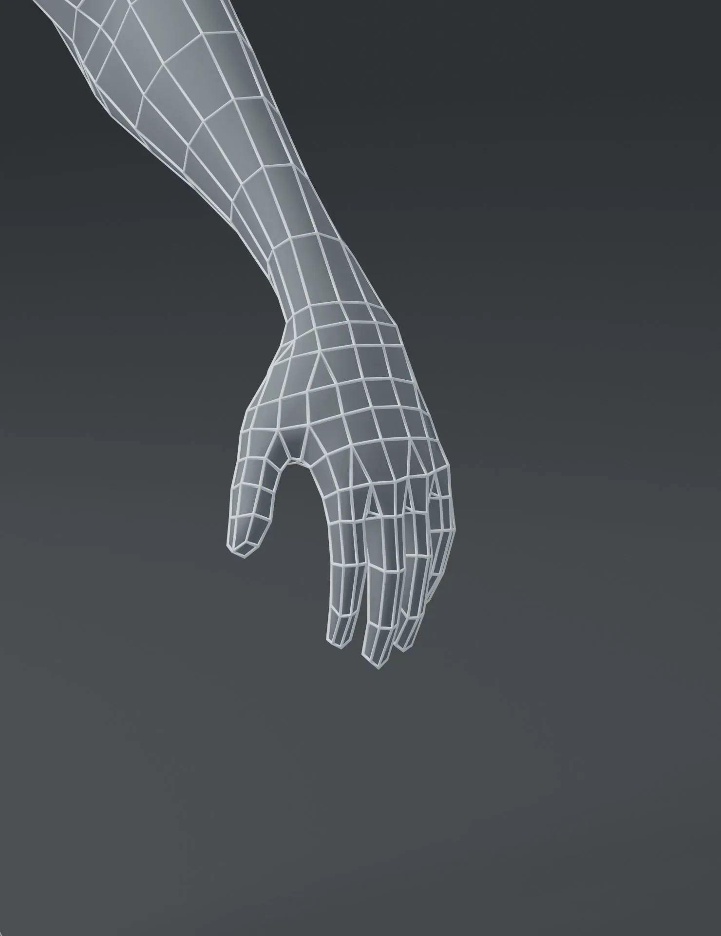 Male Body Base Mesh 3D Model