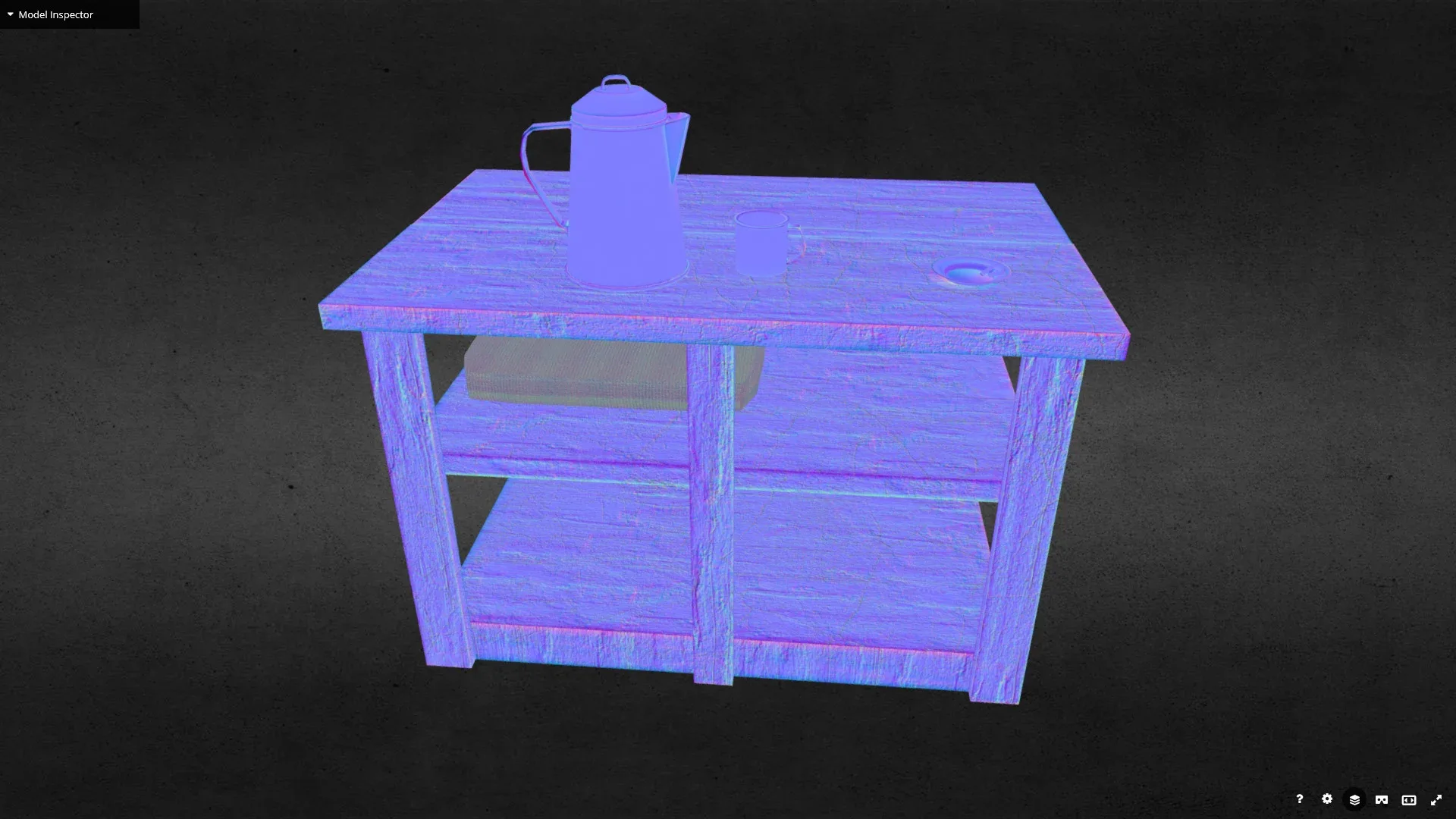 Old Western Table Game Ready