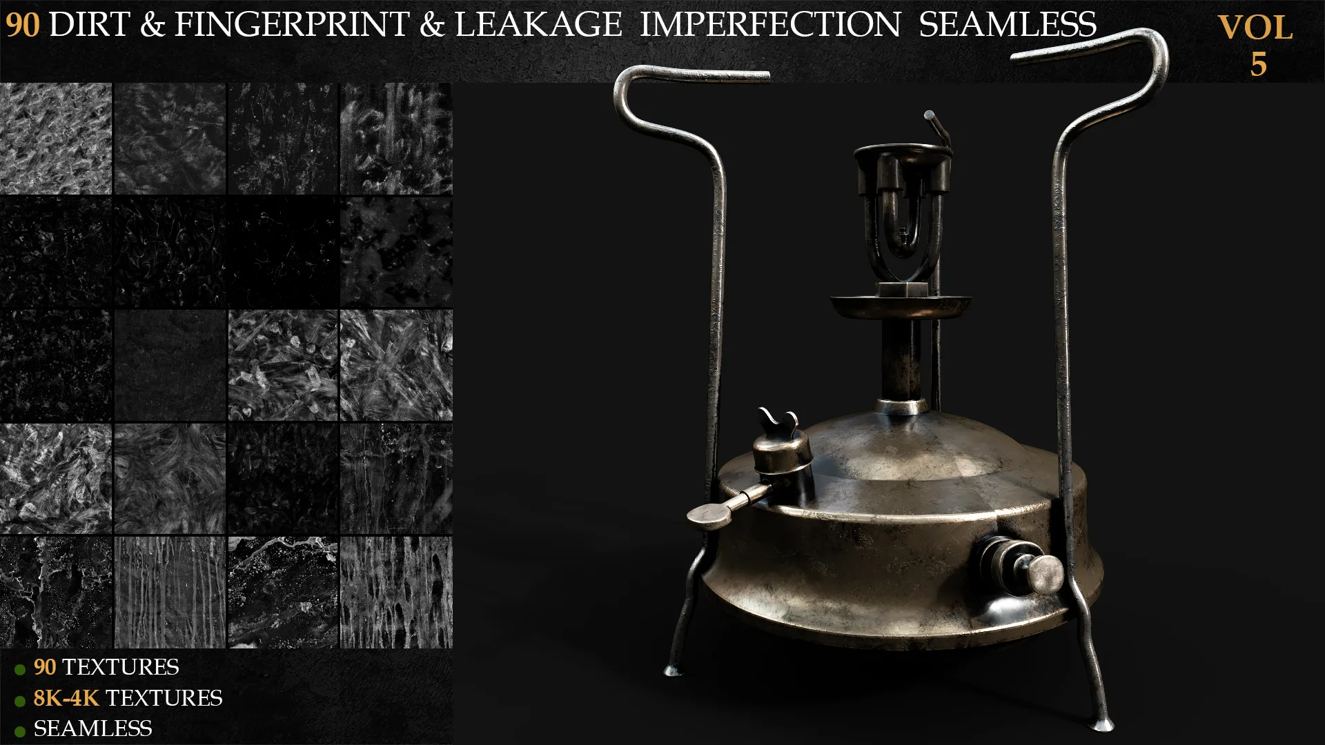 90 DIRT & FINGERPRINT & LEAKAGE IMPERFECTION SEAMLESS-vol 5