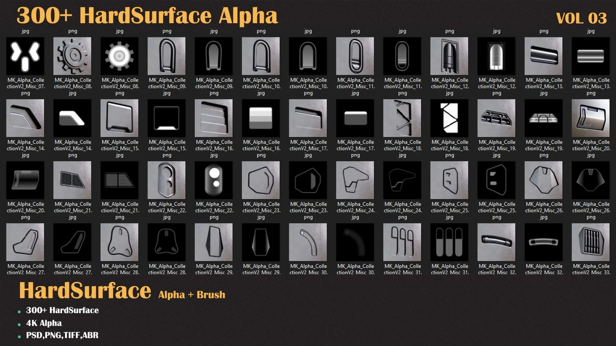 300 HardSurface Alpha-VOL 03