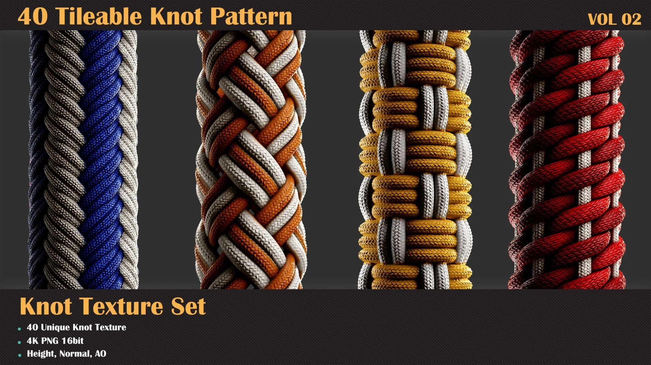 40 Tileable Knot Pattern