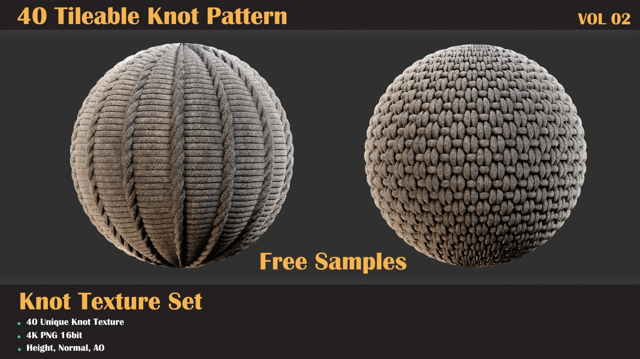 40 Tileable Knot Pattern