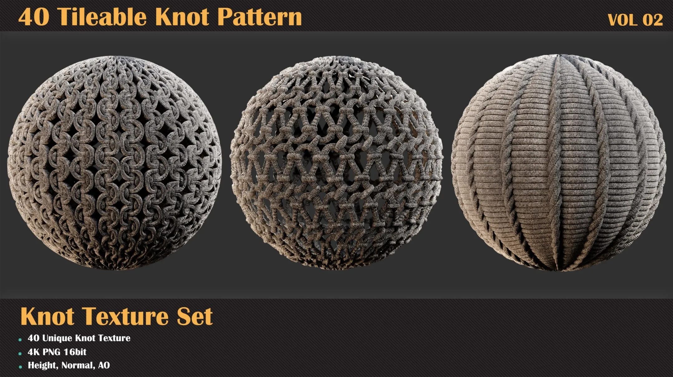 40 Tileable Knot Pattern