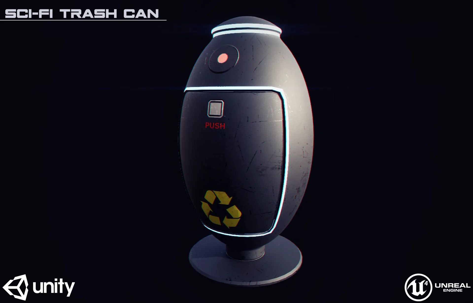 SciFi Trash Can