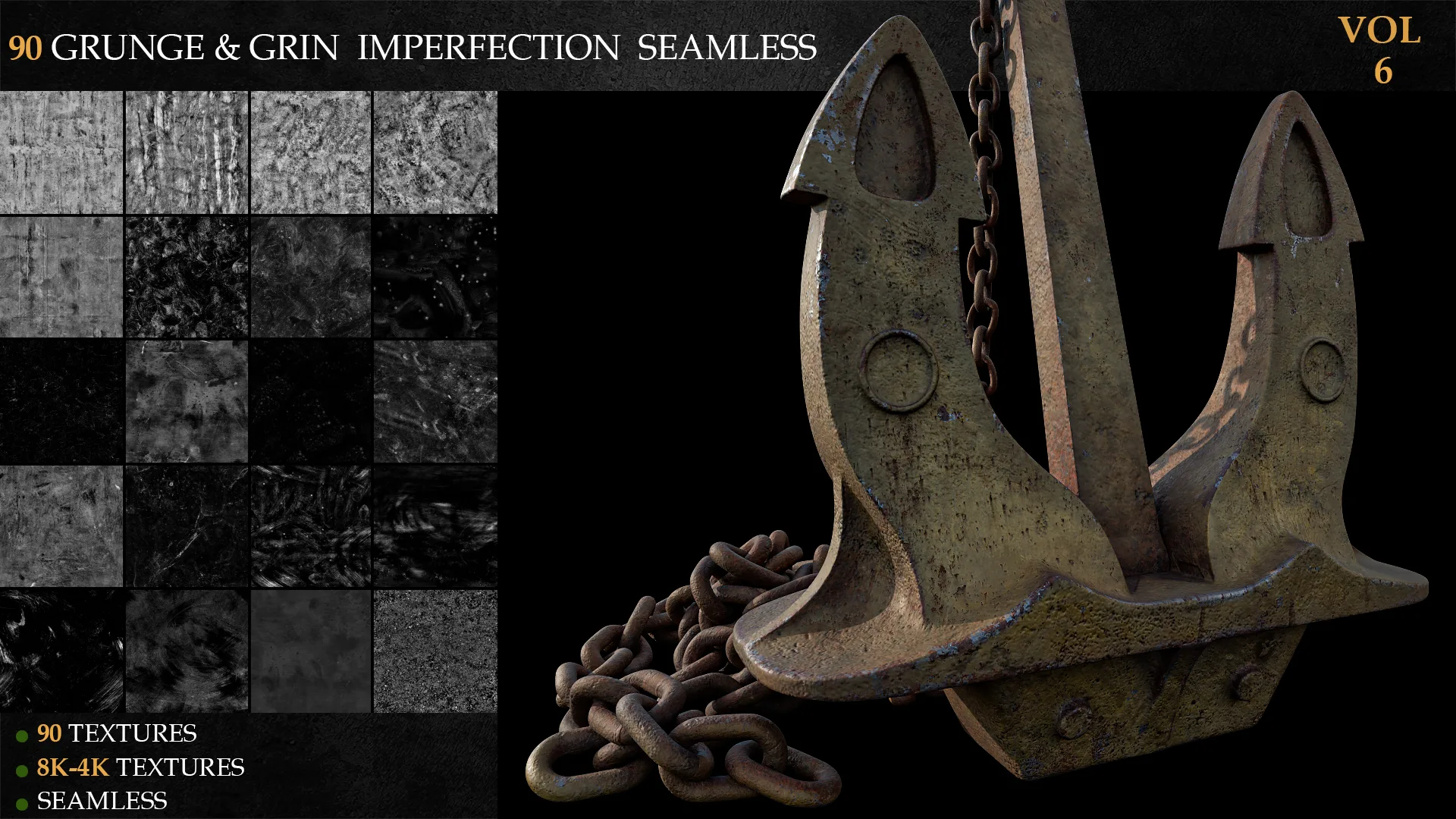 90 GRUNGE & GRIN IMPERFECTION SEAMLESS-vol 6