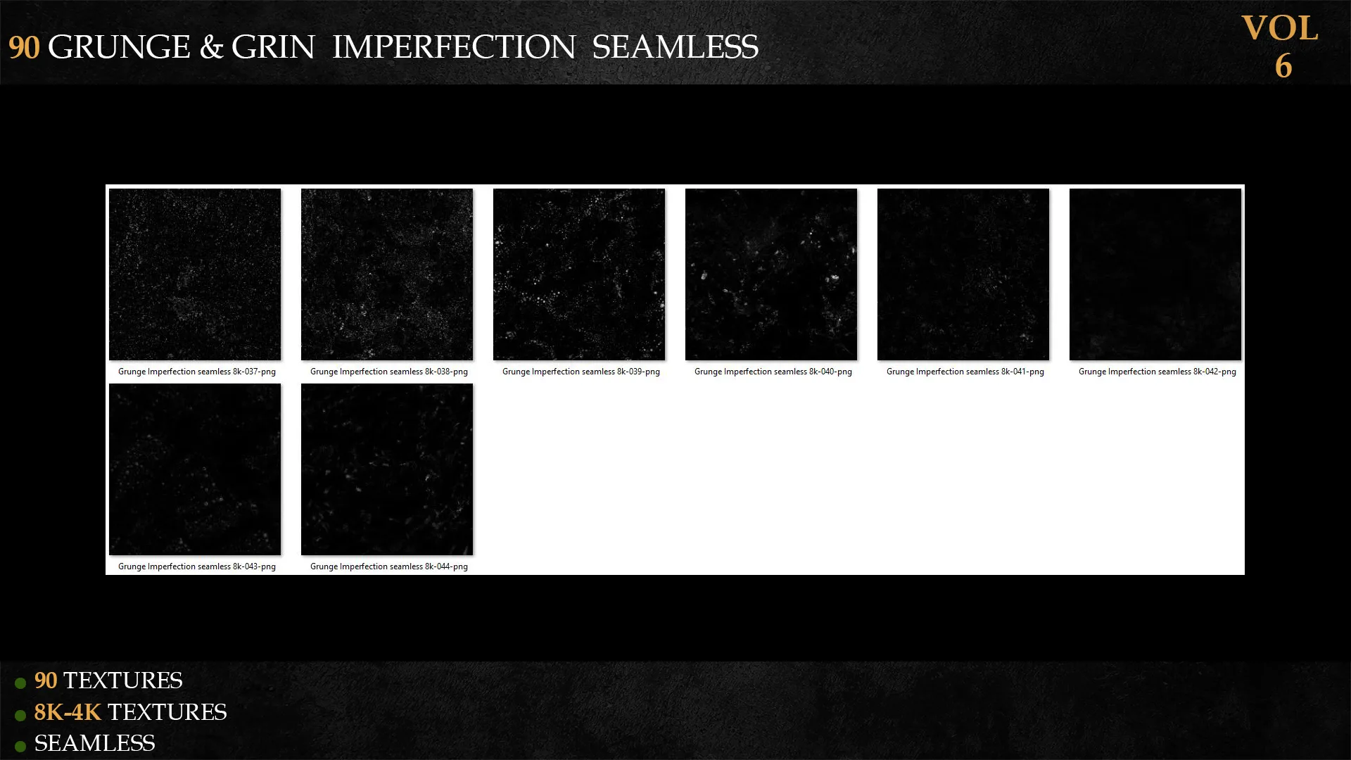 90 GRUNGE & GRIN IMPERFECTION SEAMLESS-vol 6