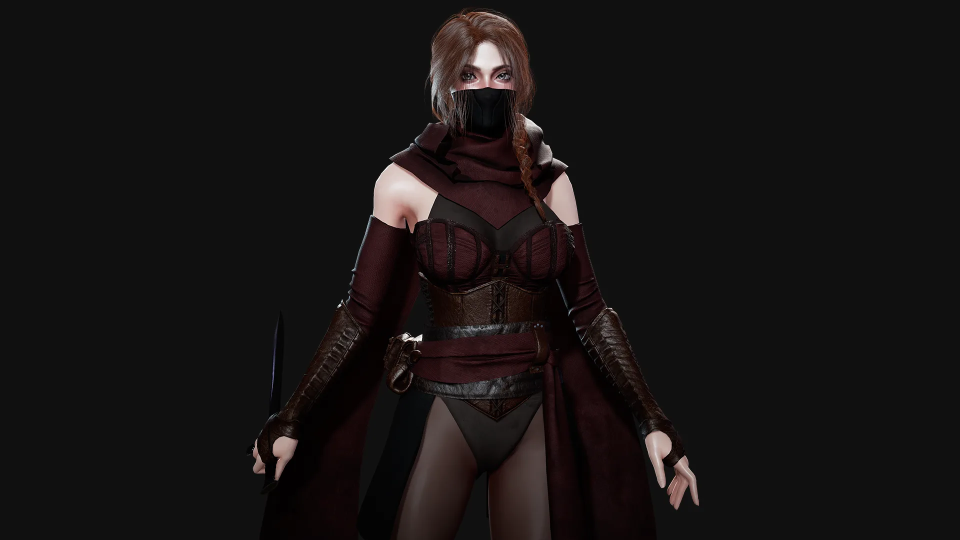 Assassin Girl - Game Ready