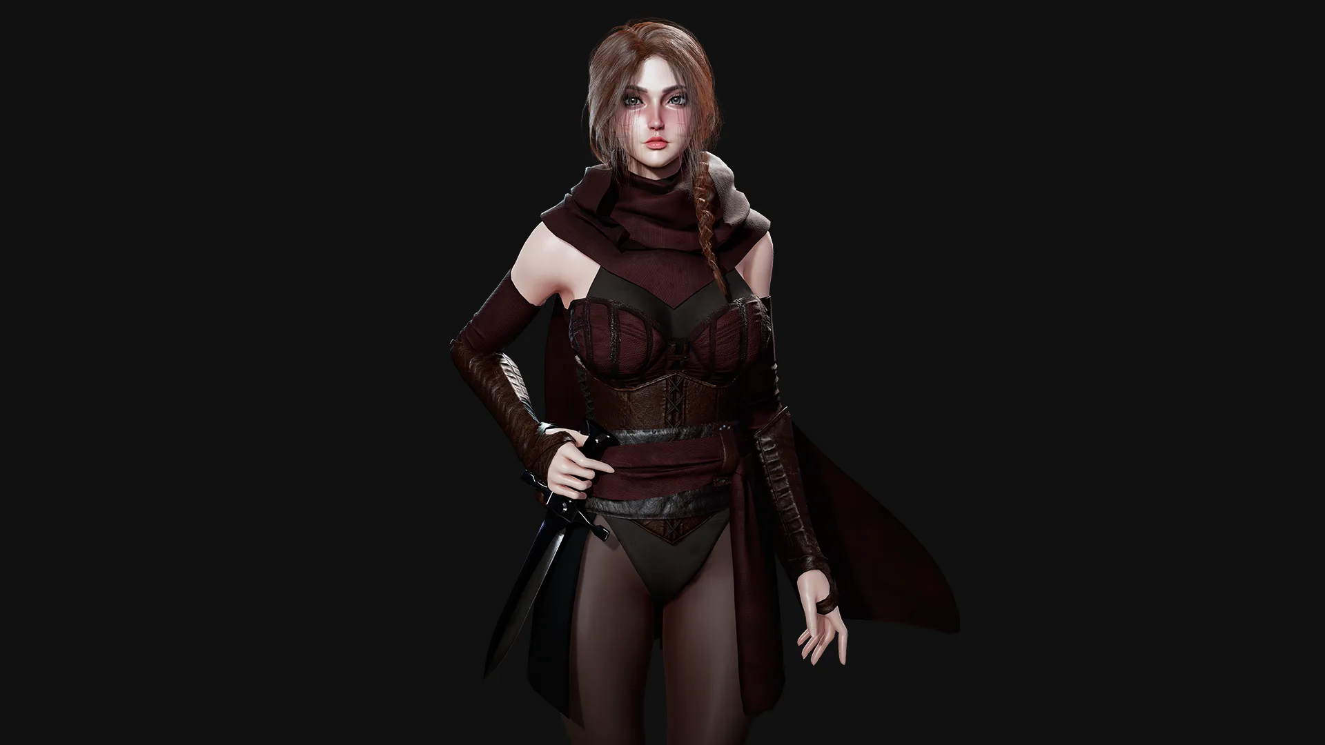 Assassin Girl - Game Ready