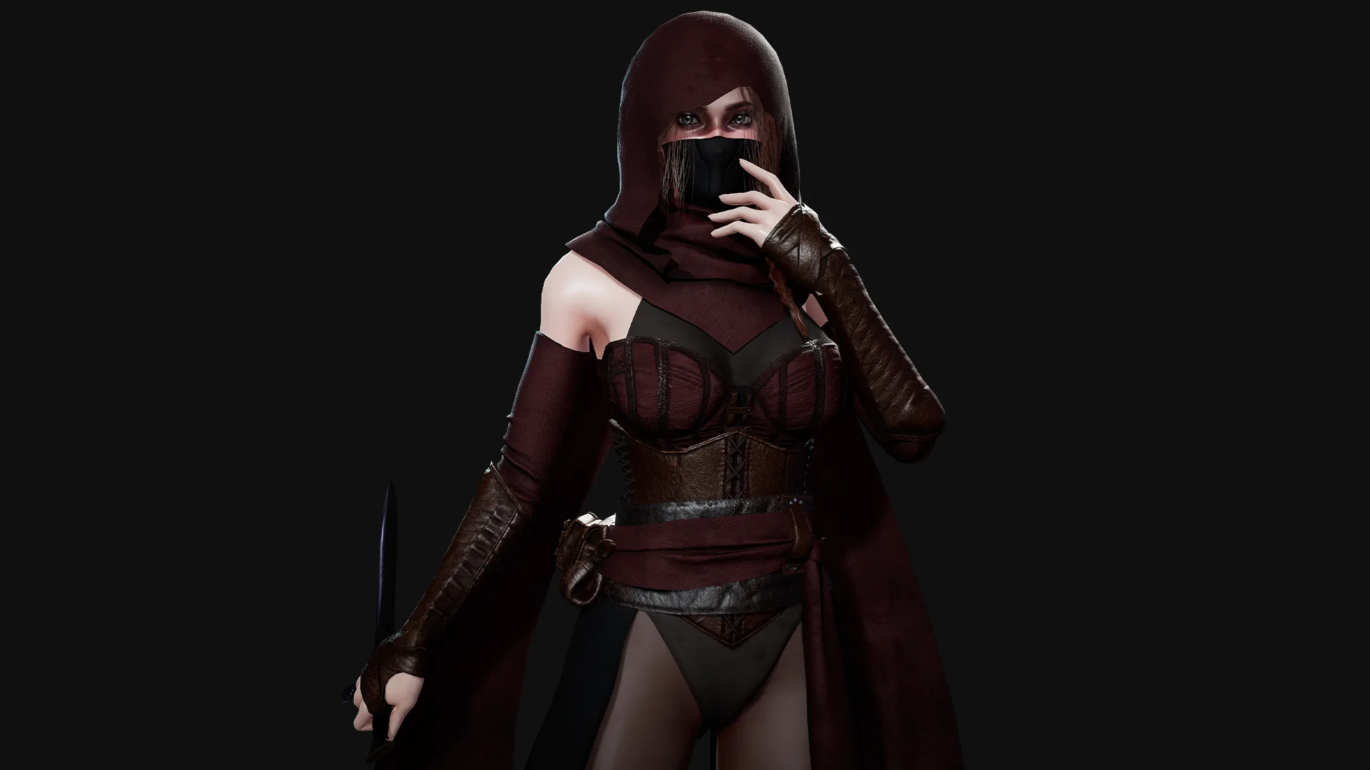 Assassin Girl - Game Ready