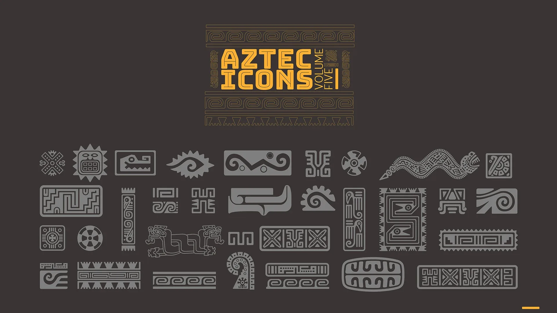 Aztec VECTOR ICONS Volume 5