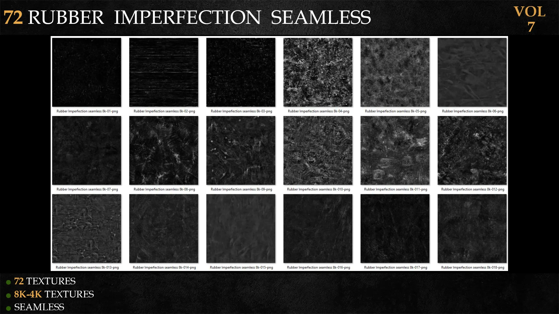 72 RUBBER IMPERFECTION SEAMLESS-VOL 7