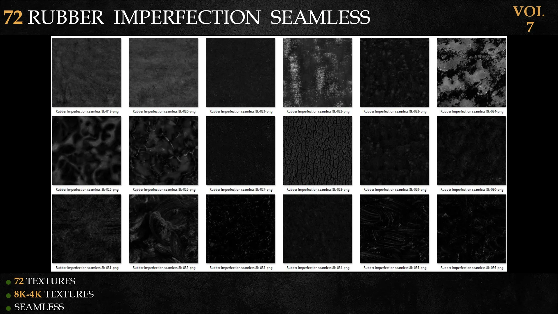 72 RUBBER IMPERFECTION SEAMLESS-VOL 7