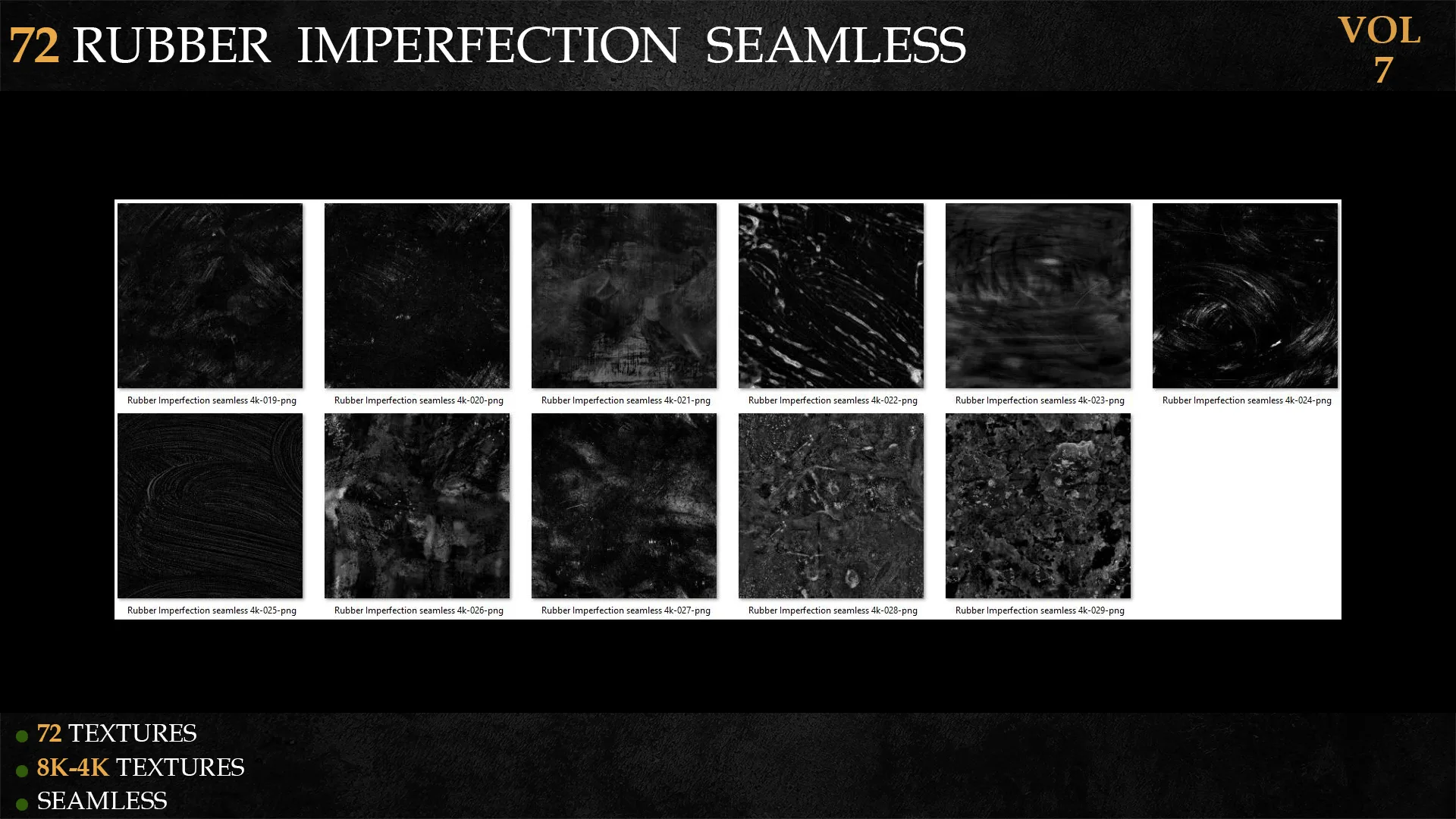 72 RUBBER IMPERFECTION SEAMLESS-VOL 7