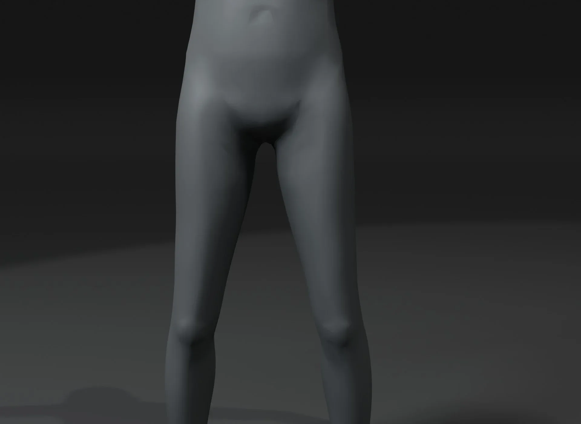 Boy Kid Body Base Mesh 3D Model 20k Polygons