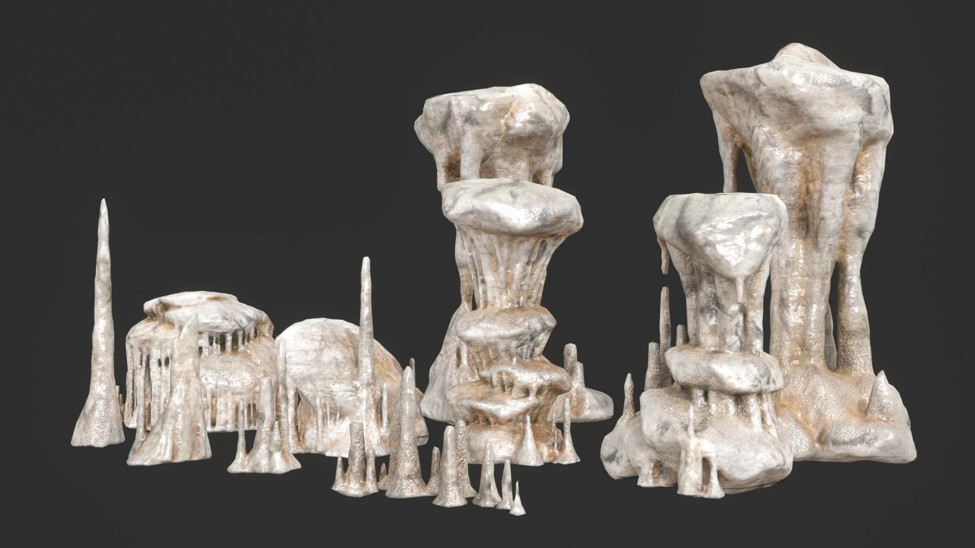 Cave Rocks Set 01