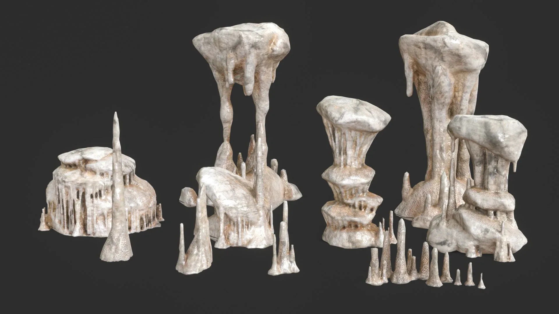 Cave Rocks Set 01