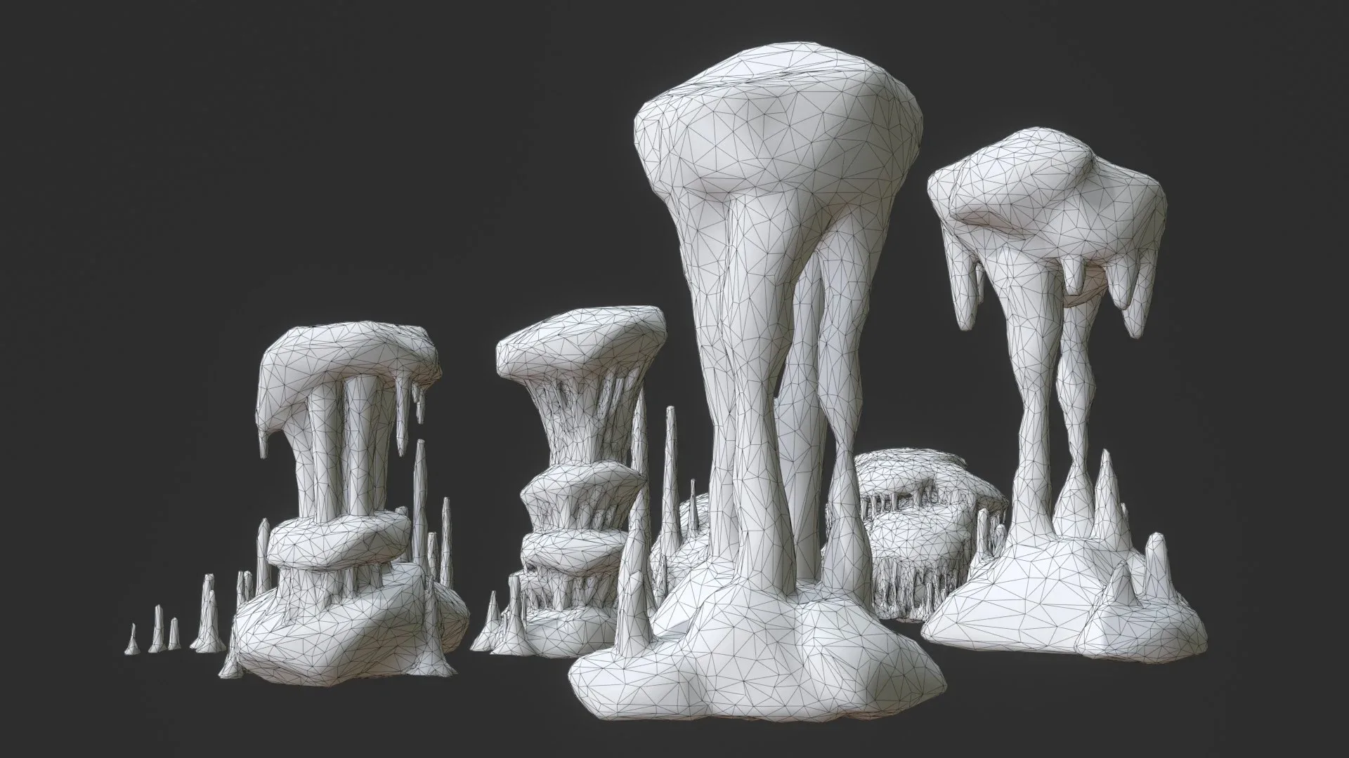 Cave Rocks Set 01