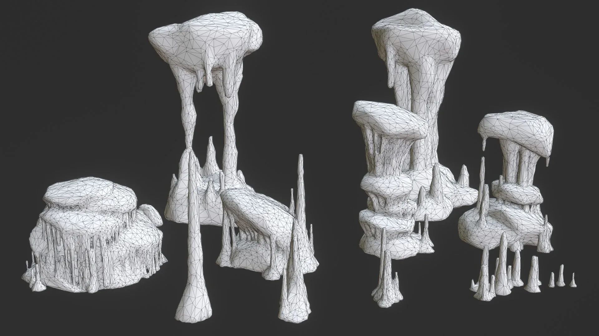 Cave Rocks Set 01