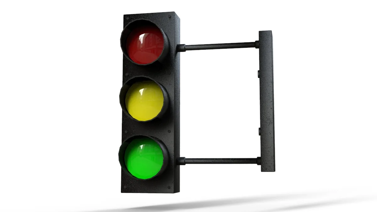 Traffic Lights 3D Model