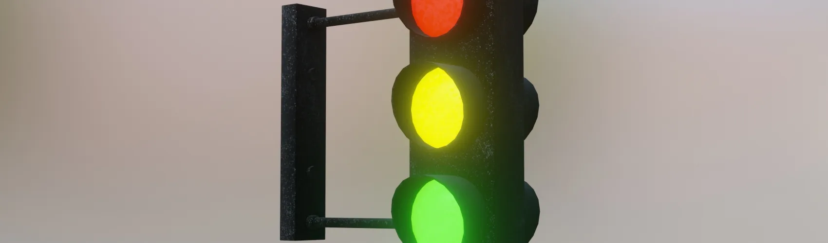 Traffic Lights 3D Model