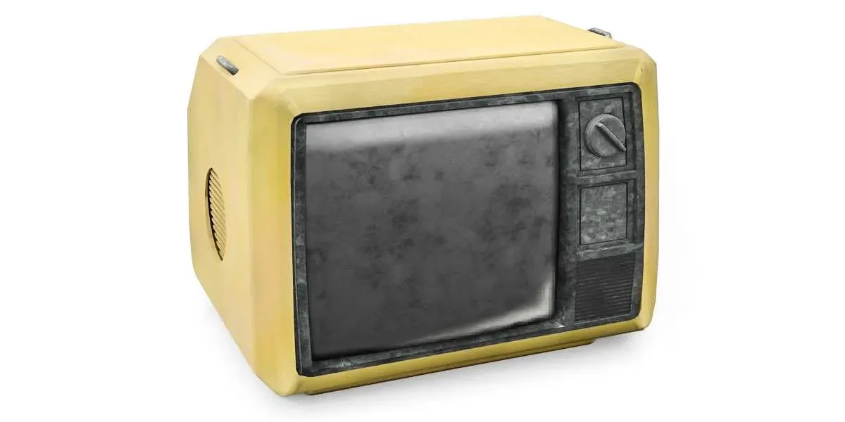 CRT TV 3D Model Type 3