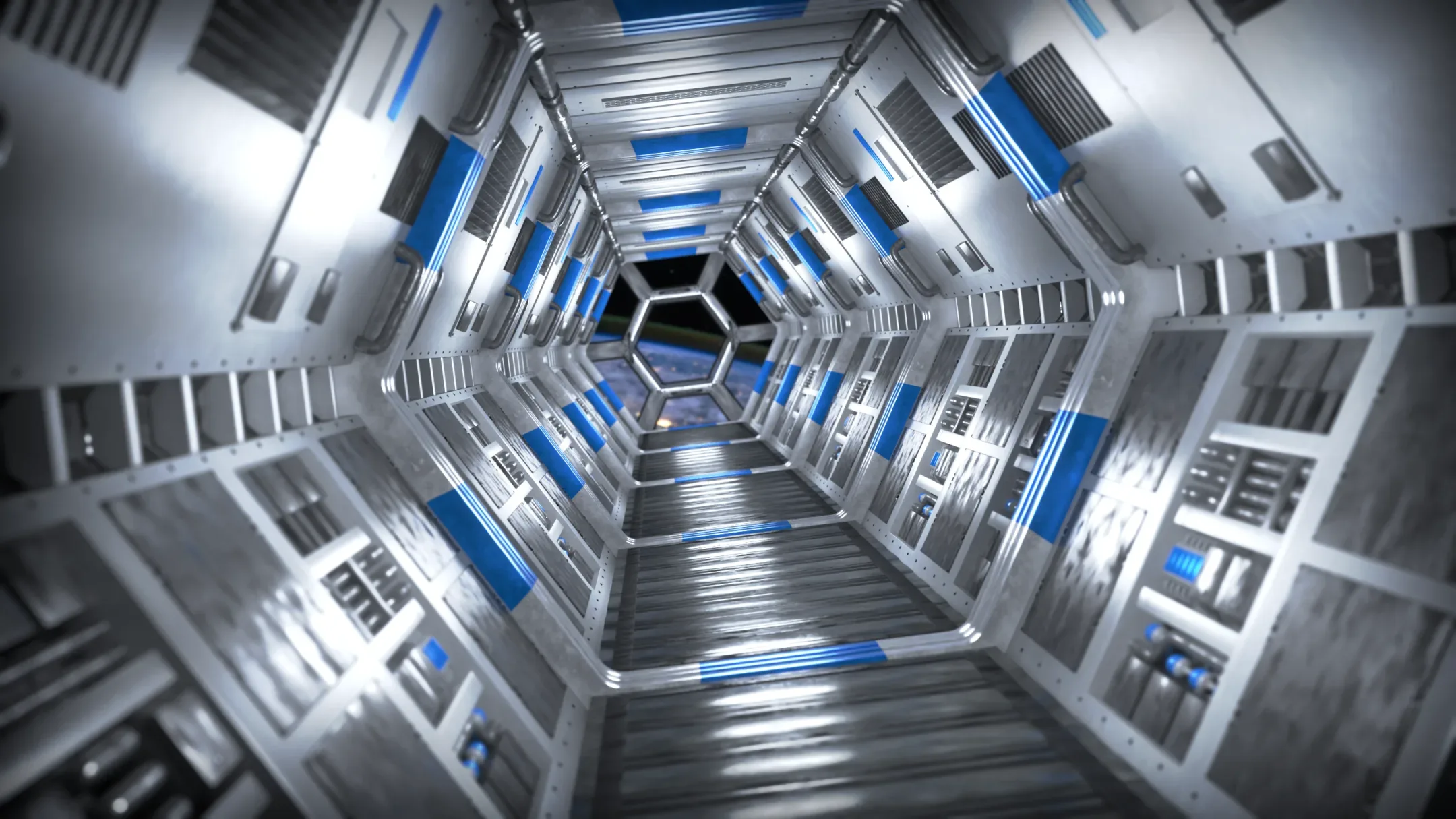 Space Station Corridor (Blender Tutorial Series)