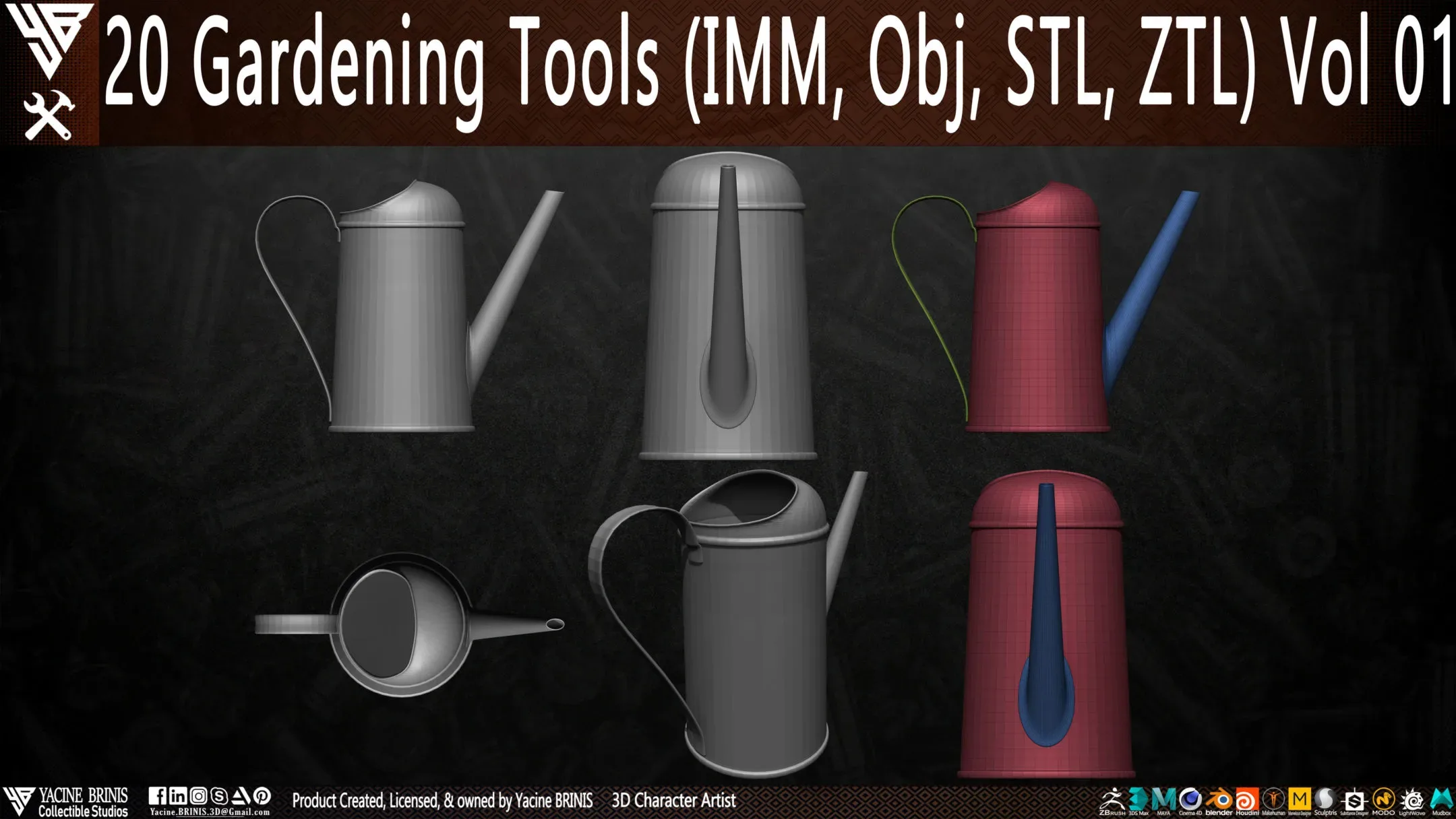 20 Gardening Tools Pack 01