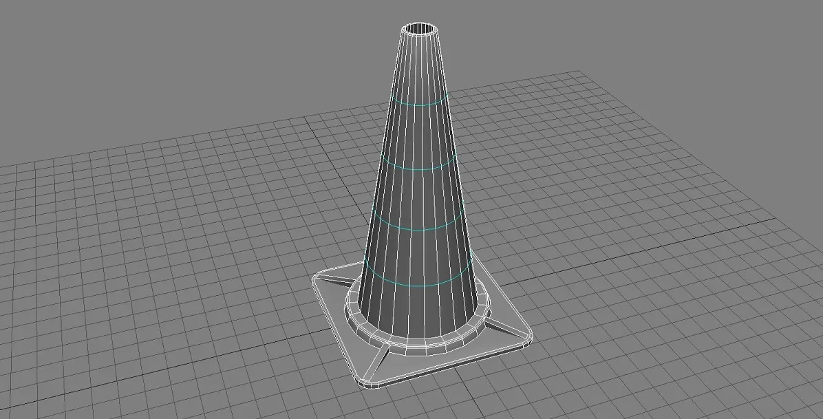 Traffic Cone 3D Model