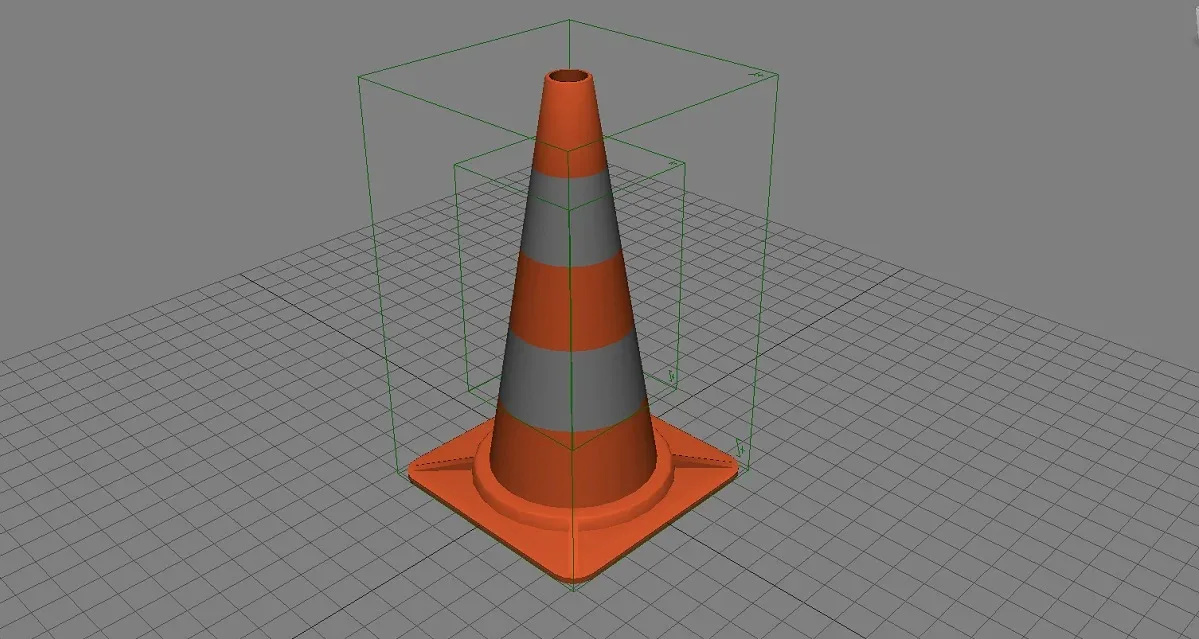 Traffic Cone 3D Model