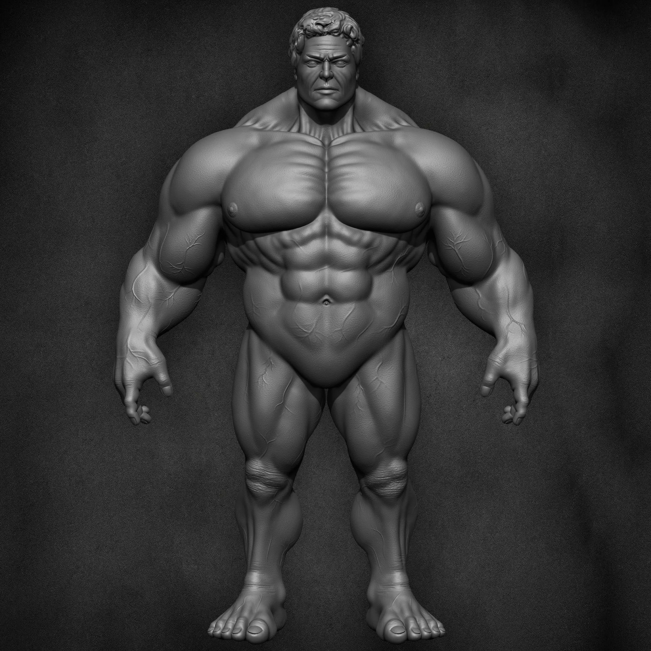 Super Human 3D Model (BaseMesh)