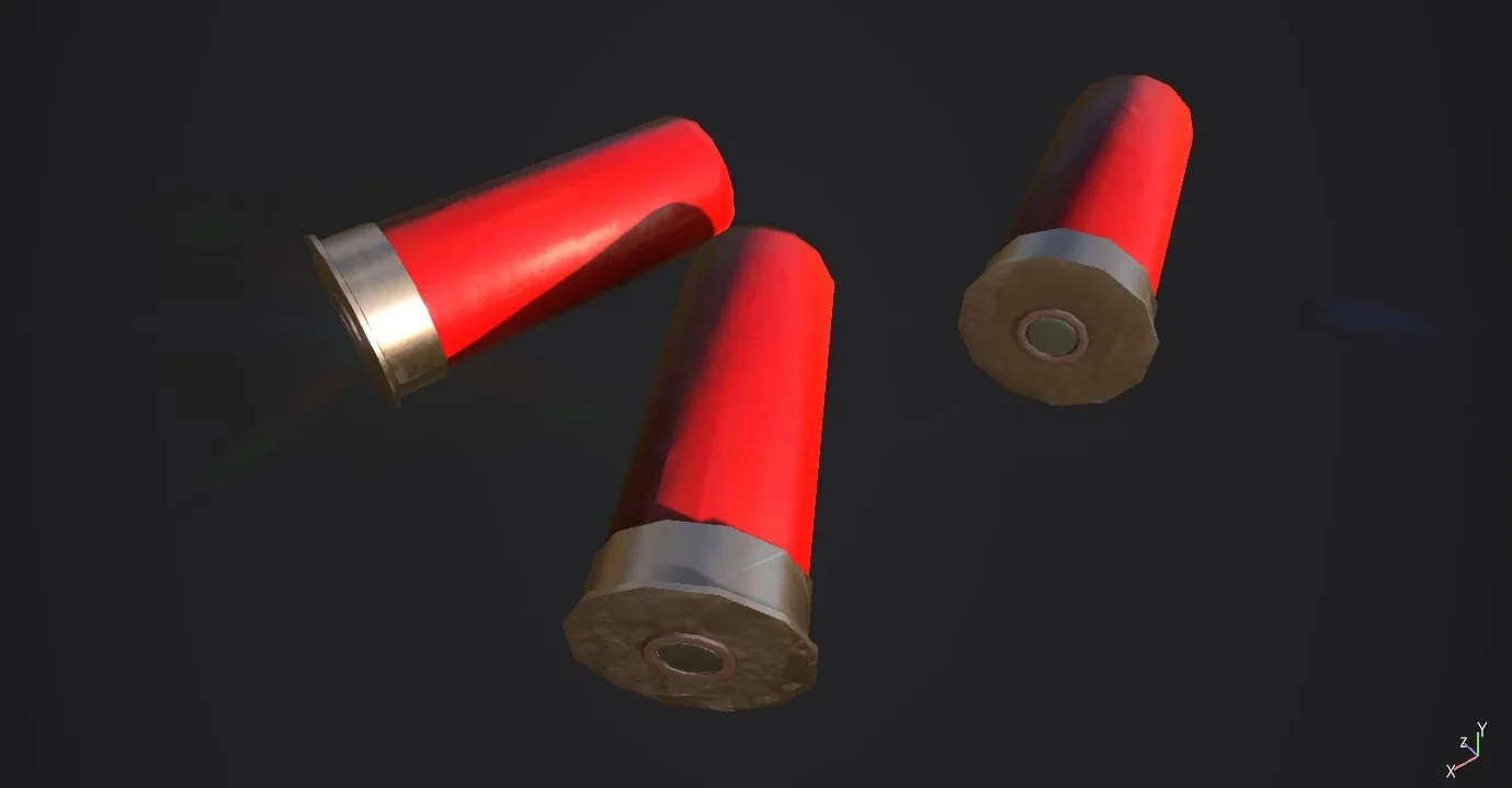 Shotgun Shells 3D Model