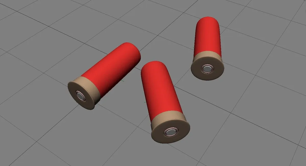 Shotgun Shells 3D Model