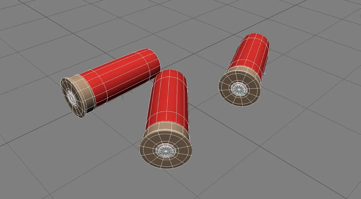 Shotgun Shells 3D Model