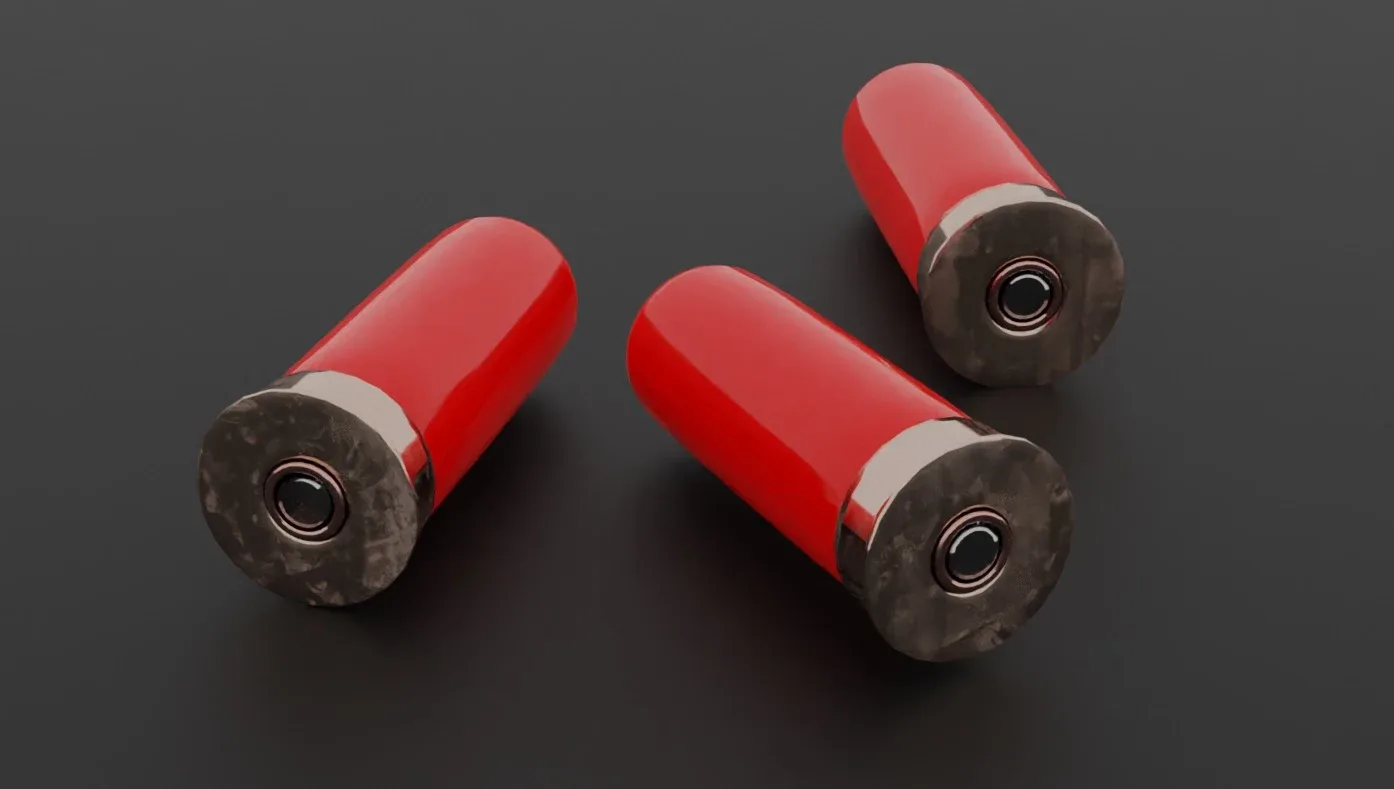 Shotgun Shells 3D Model