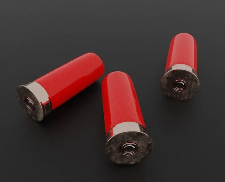 Shotgun Shells 3D Model