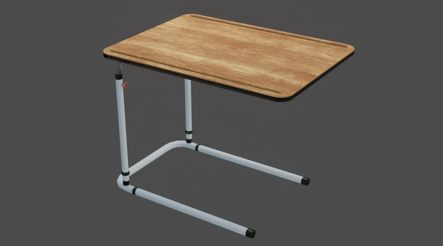 Overbed Table 3D Model