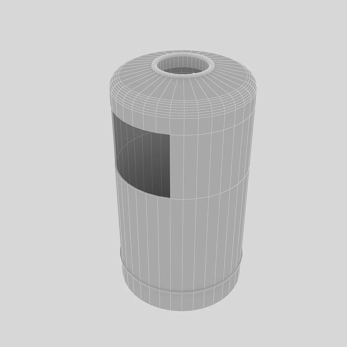 modern trash can model