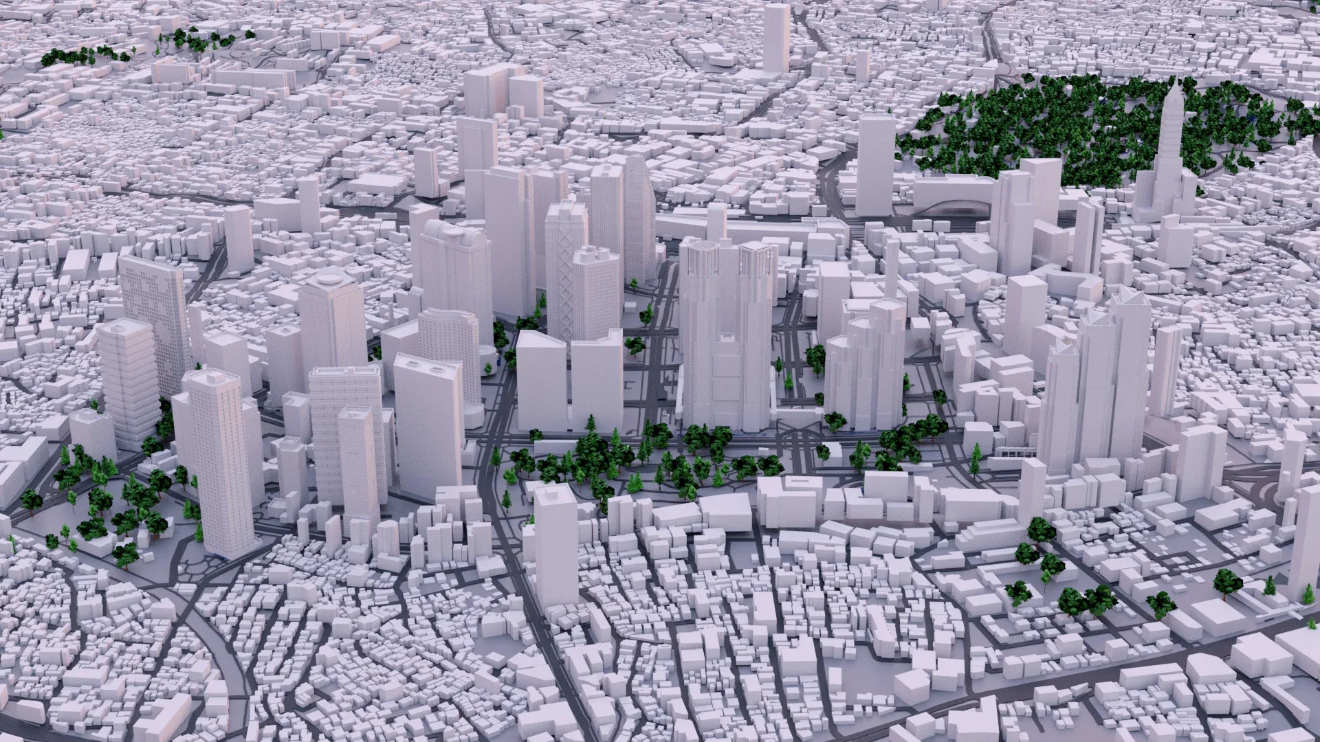 Tokyo City and Surroundings 3D model