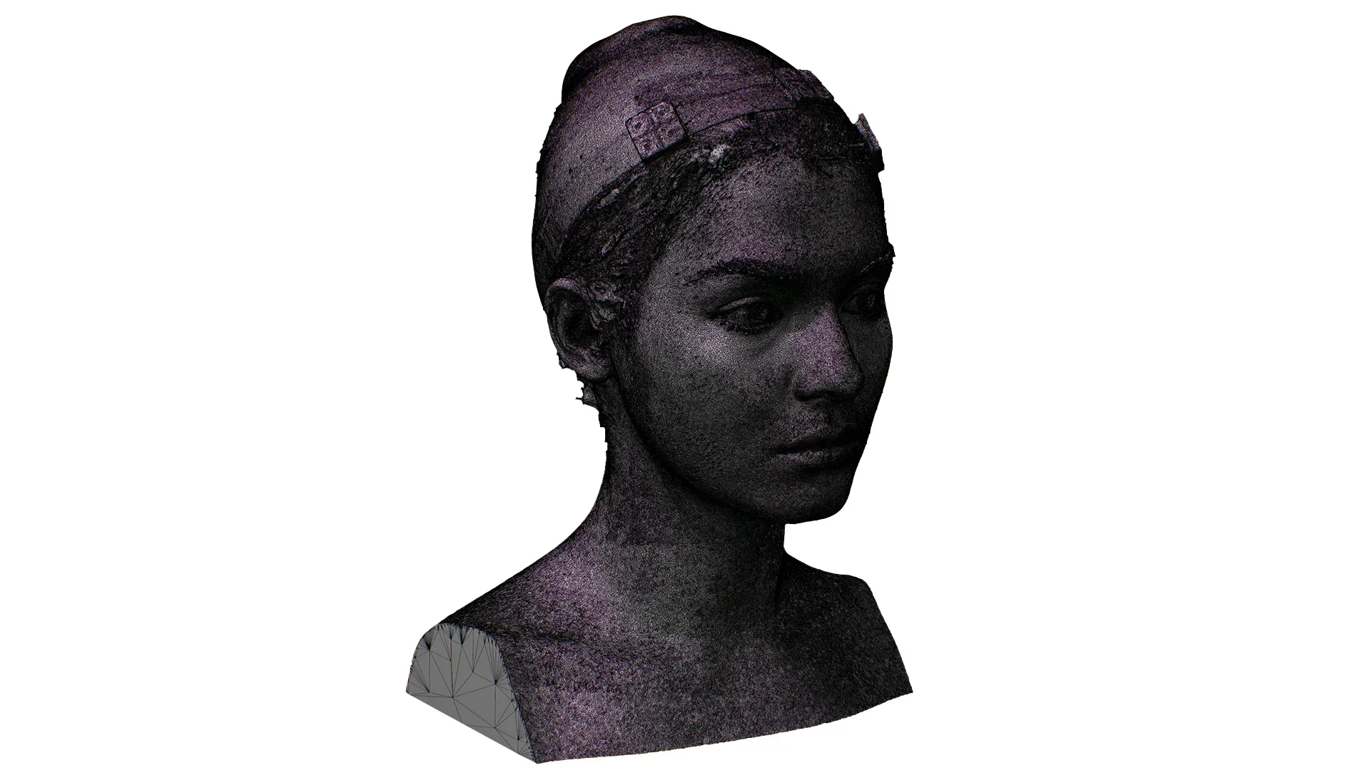 Raw Head Scan | 3D Model Chloe Parker