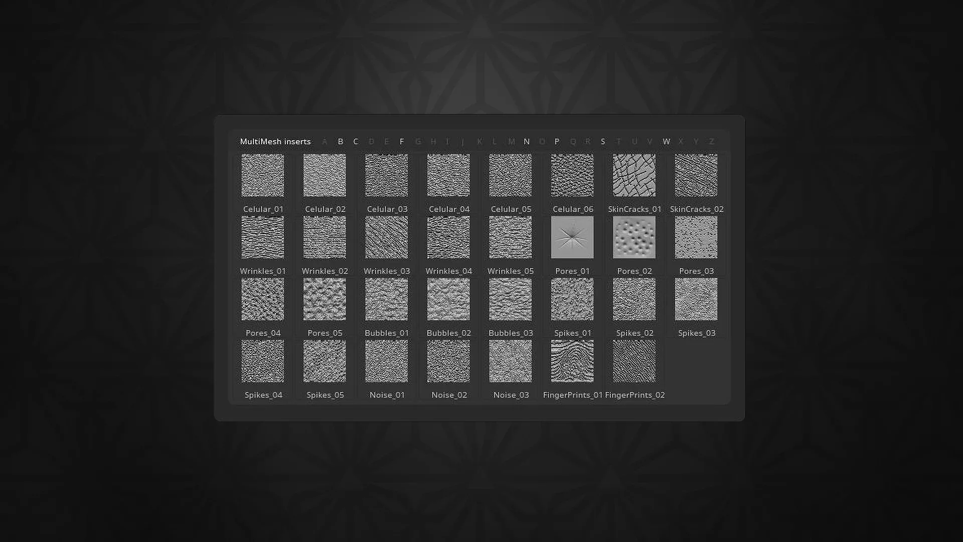 Human Skin Details Brush for ZBrush 2020