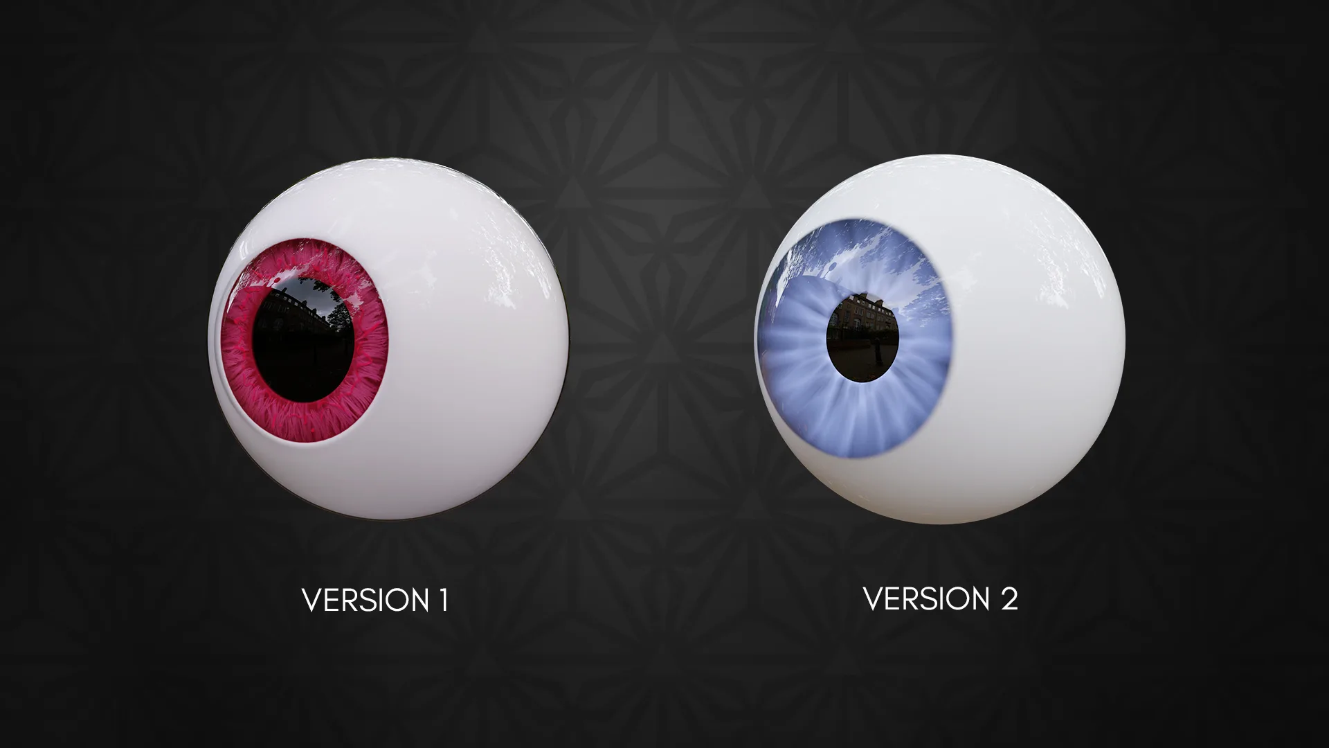 Quick Stylized Eyeball Setup Models