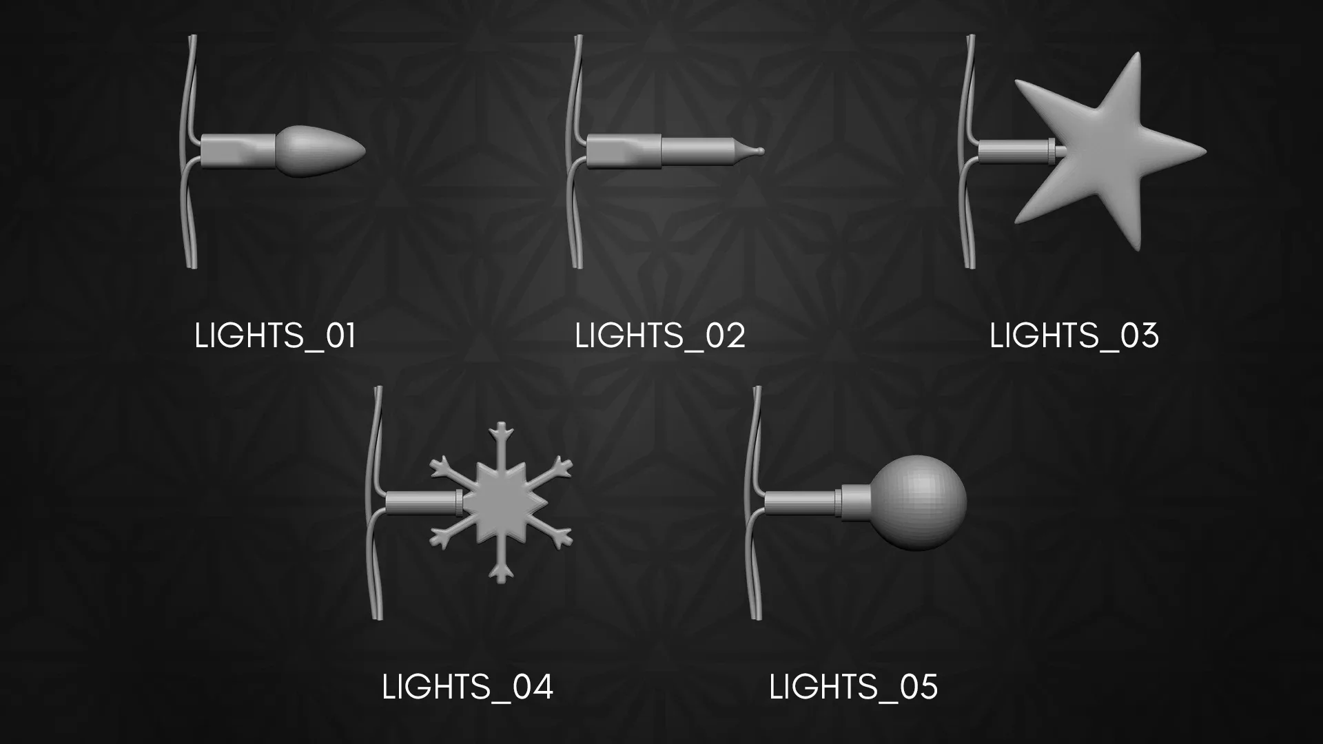 Christmas Stuffs Brush for ZBrush 2021