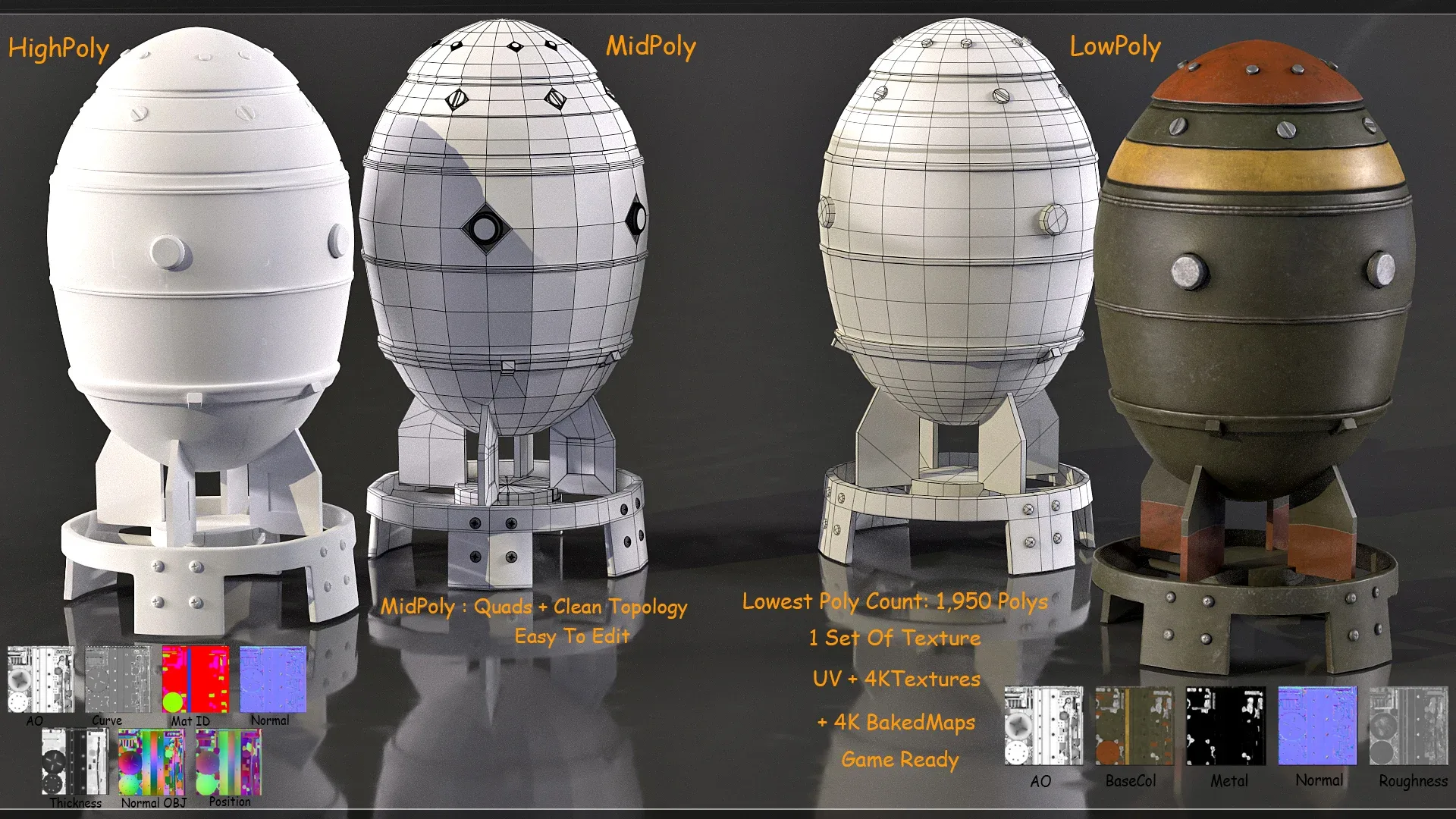 Explosive Pack Vol 1- GameReadyModels