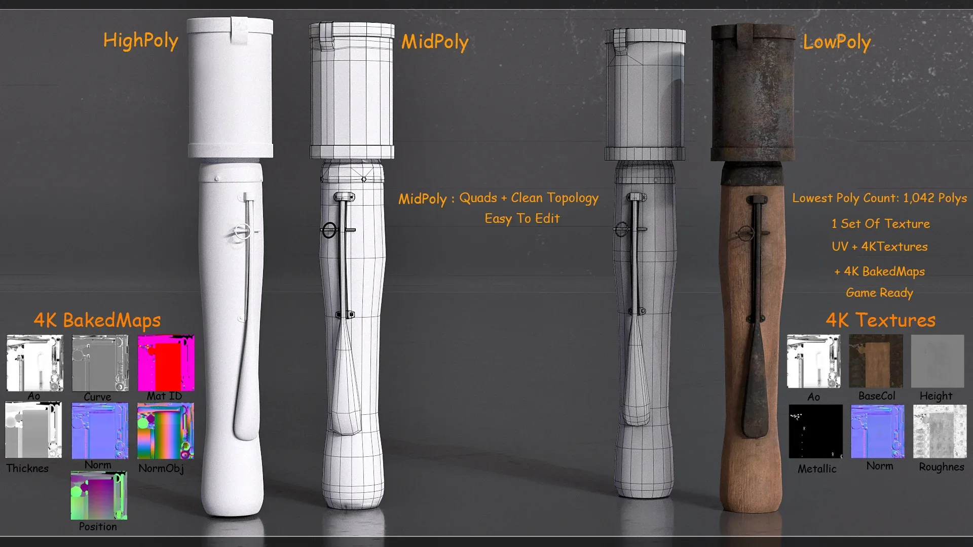 Explosive Pack Vol 1- GameReadyModels