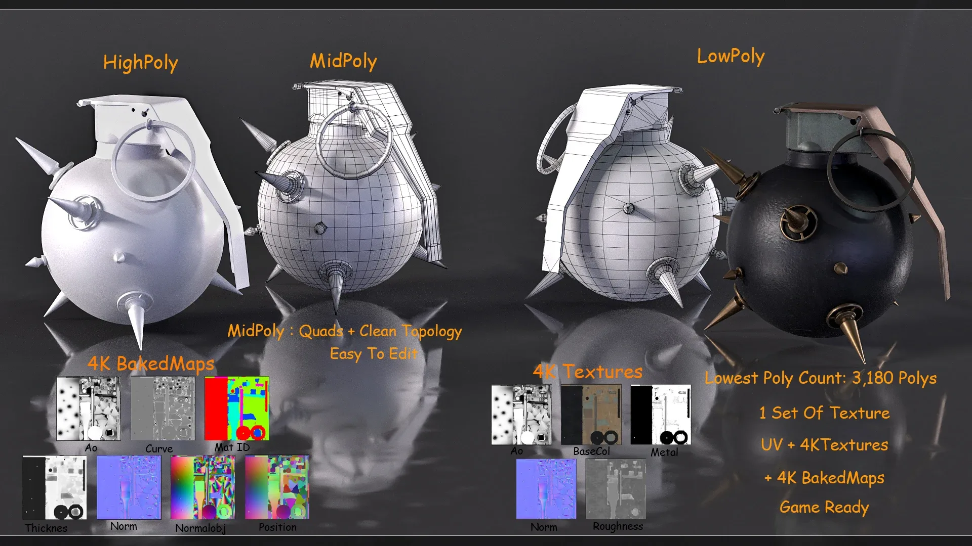 Explosive Pack Vol 1- GameReadyModels